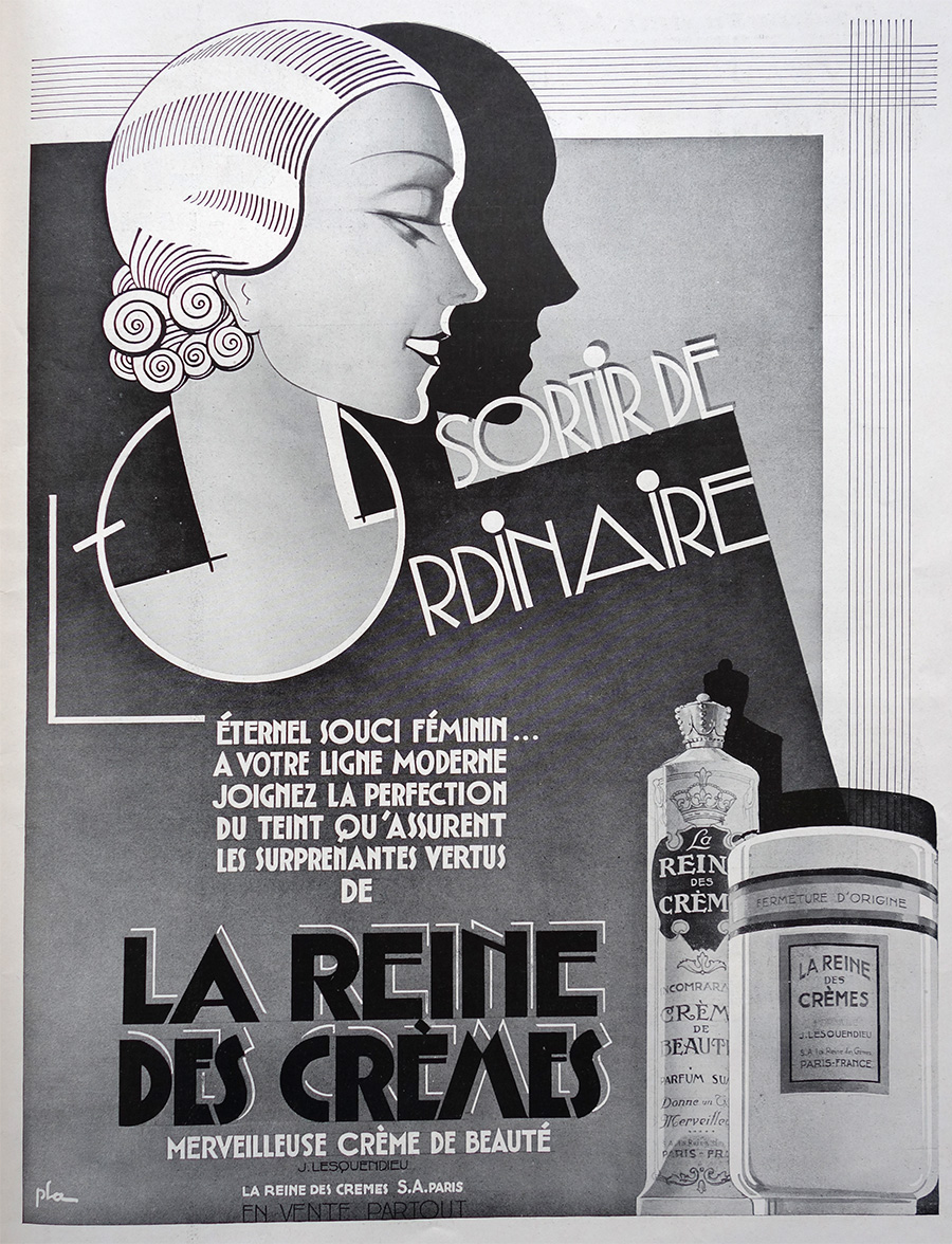 PUBLICITE ANCIENNE - La Reine des Crèmes © L'Illustration - 1920-1930