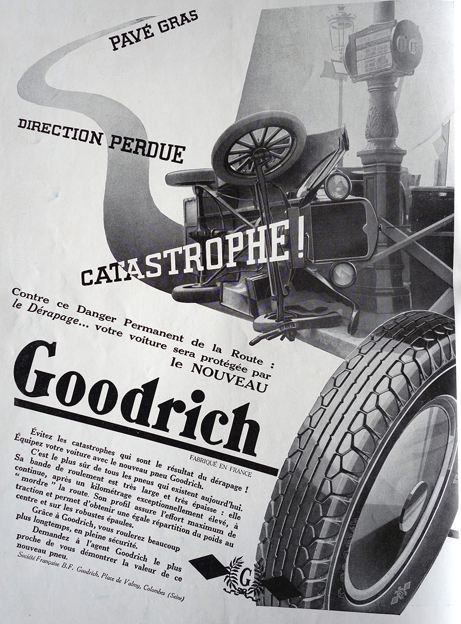 PUBLICITE ANCIENNE - Goodrich © L'Illustration - 1920-1930