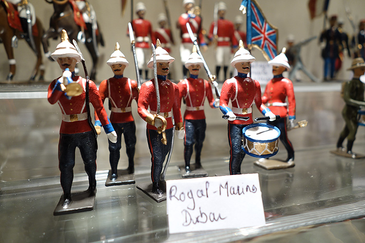 Figurine de plomb - Royal Marins - Dubaï © Photogriffon
