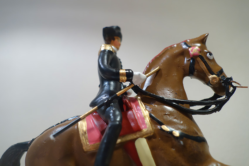 Figurine de plomb Soldat à cheval © Photogriffon
