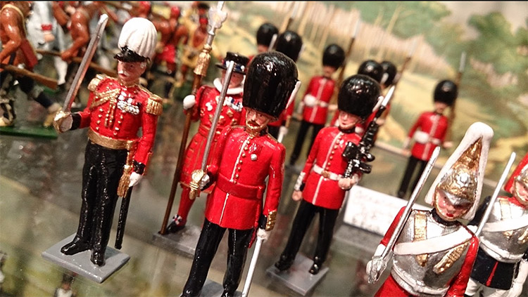 Figurines de plomb - Les Gardes de Londres © Photogriffon
