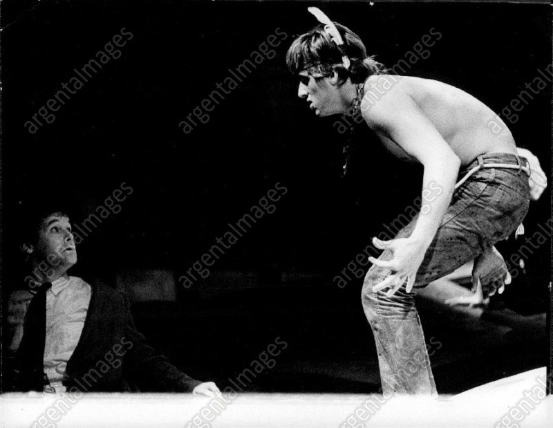 Rare photo de Sylvester Stallone à ses débuts au théätre - 1968 © Photo sous Copyright