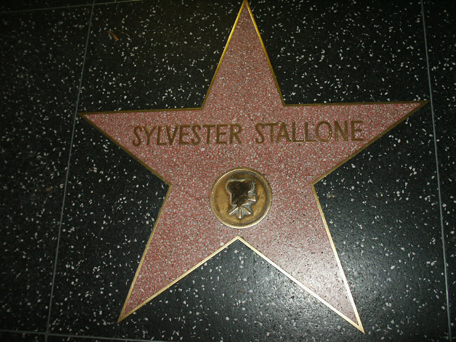 Sylvester Stallone - Hollywood Star - Walk of Fame © Photo sous Copyright