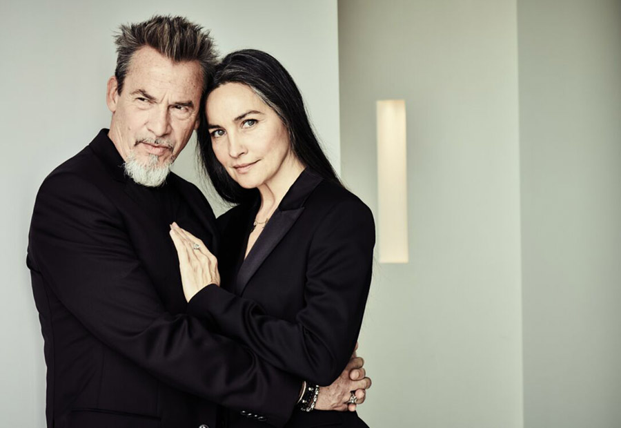Florent Pagny et sa femme Azucena © Photo source : Marcel Hartmann pour Gala
