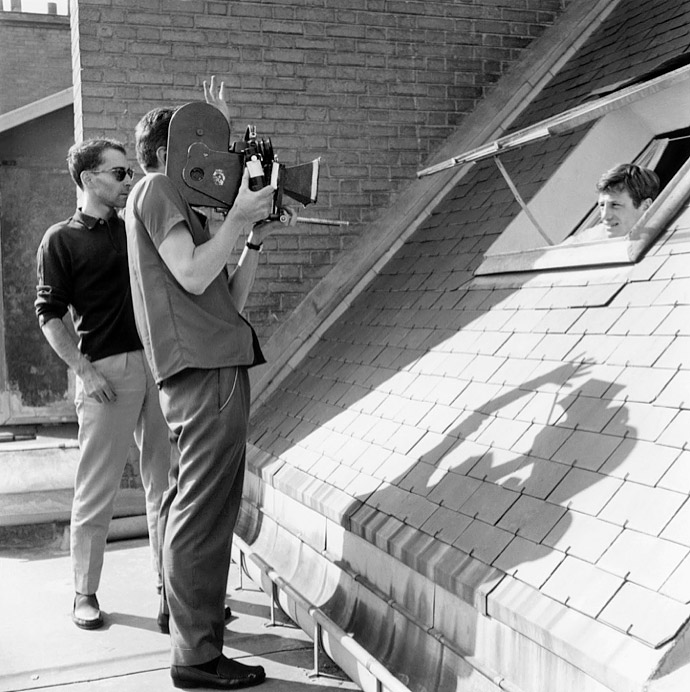Photo de Jean-Paul Belmondo dans les toits
