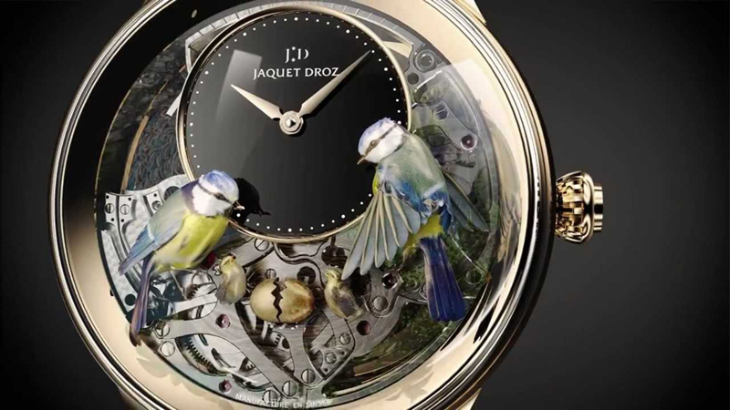 montre de luxeMontre de luxe Jaquet Droz - Bird automate © Photo sous Copyright