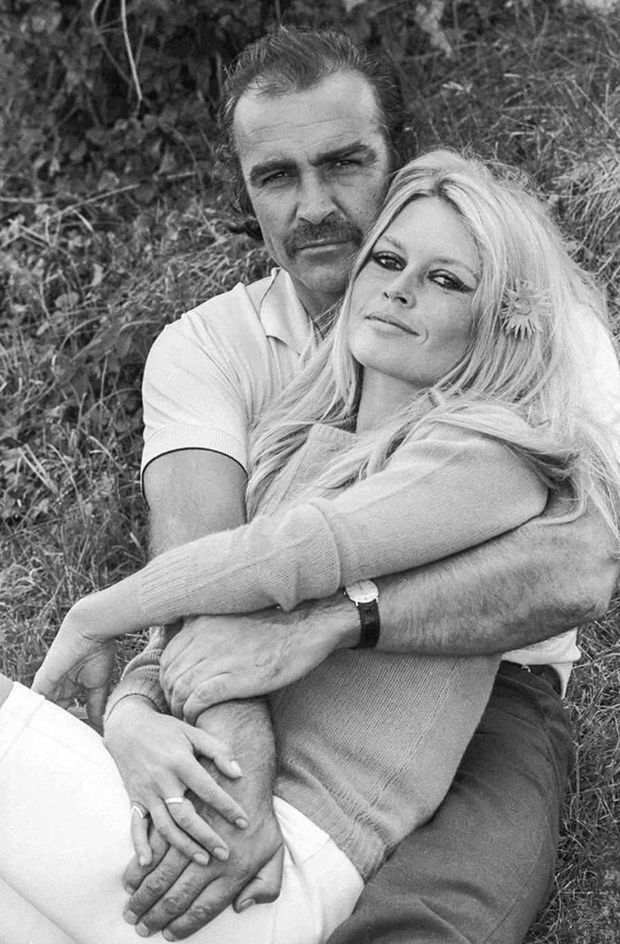 les plus belles photos de Brigitte Bardot.Brigitte Bardot pose avec Sean Connery pour le film "Shalako" © Photo : DR