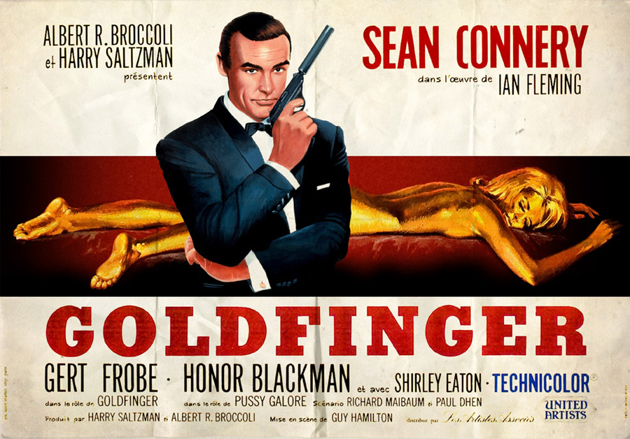Affiche du film Goldfinger © Photo sous Copyright 