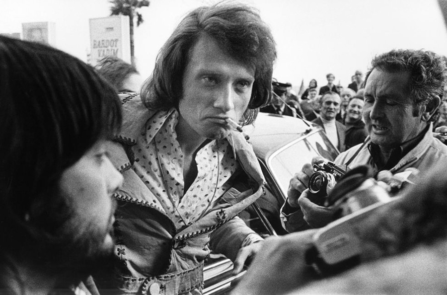 Johnny Hallyday en 1972 © Photo sous copyright