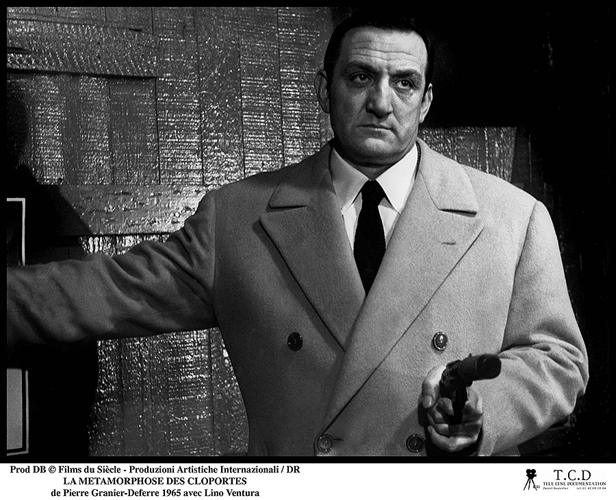 Lino Ventura dans le film "La métamorphose des cloportes" de Pierre Granier-Deferre
1965 © Photo copyright