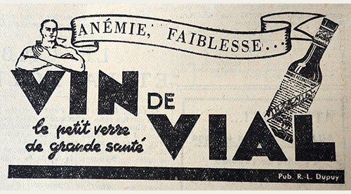 Publicités anciennes entre 1870 et 1936