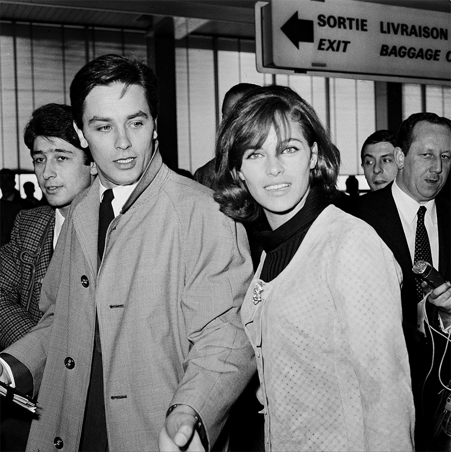 Alain Delon et Nathalie Delon dans les années 60 © Photo sous Copyright