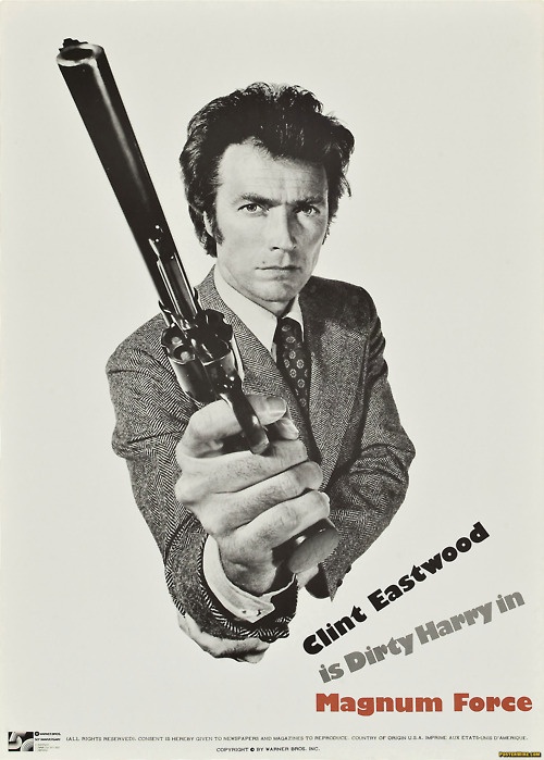clint eastwood - affiche du film "Magnum force"