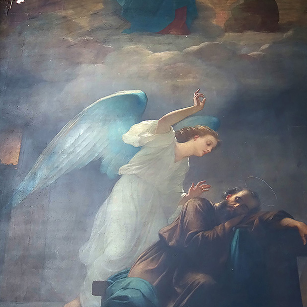 Photogriffon - L&#39;Eglise St-Sulpice à Paris dévoile enfin les vraies couleurs de ses fresques
