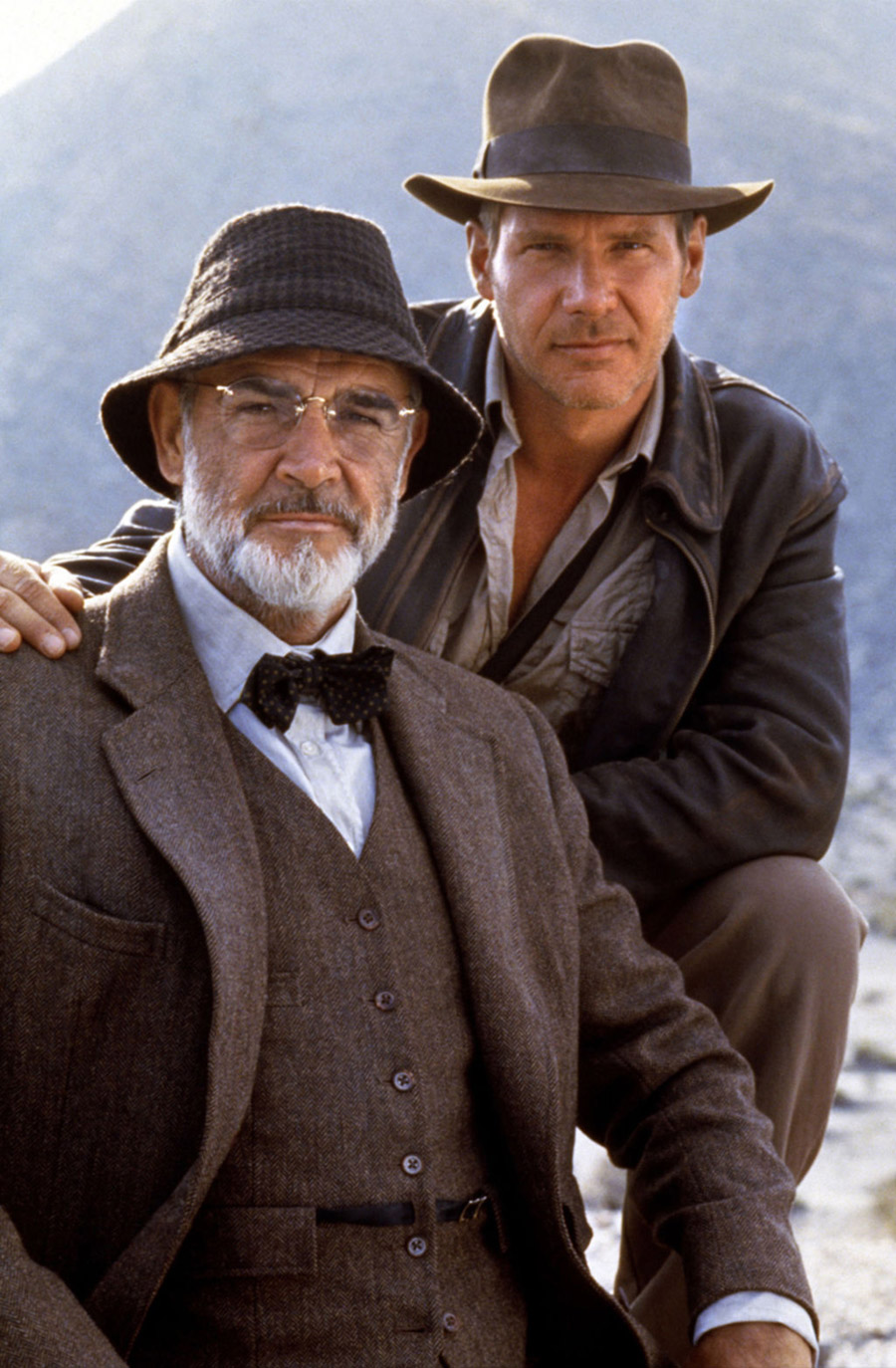 Sean Connery et Harrison Ford dans le film de Steven Spielberg
Indiana Jones et la dernière croisade - 1989 © Photo sous Copyright