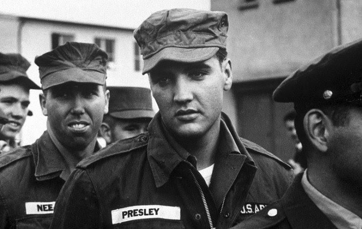 Elvis Presley pendant son service militaire en 1958