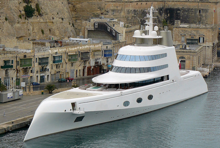 superyacht - luxury - more yacht expensive of the world superyacht a - design by philippe stark - 323 millions $